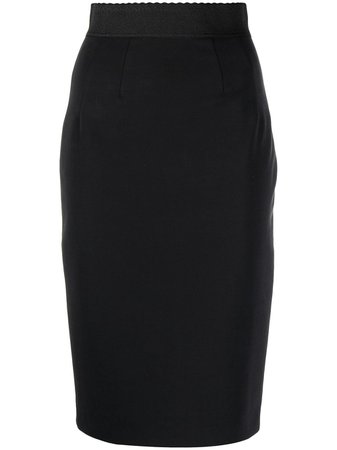 Elisabetta Franchi high-rise pencil skirt black GO41811E2 - Farfetch