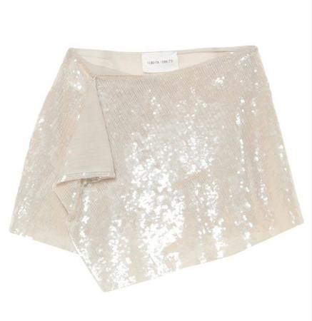 sparkles skirt white