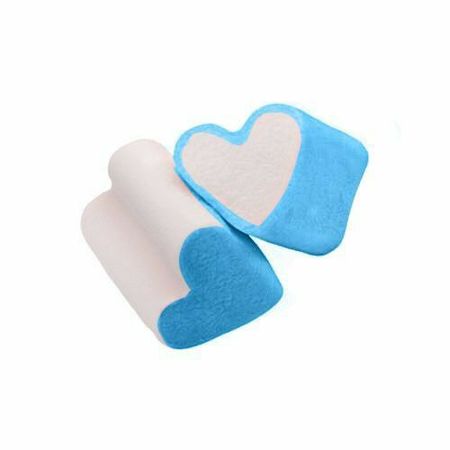 blue heart marshmallows