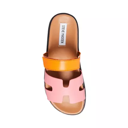 MAYVEN Pink Multi Flatform Slide Sandal | Women's Sandals – Steve Madden
