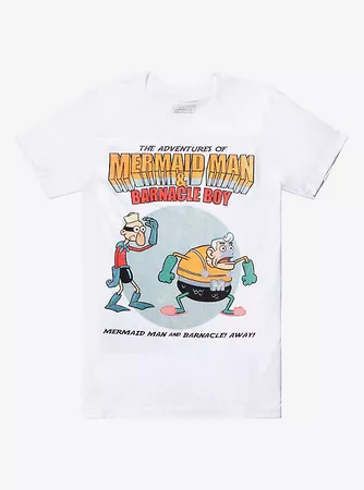SpongeBob SquarePants The Adventures of Mermaid Man & Barnacle Boy T-Shirt