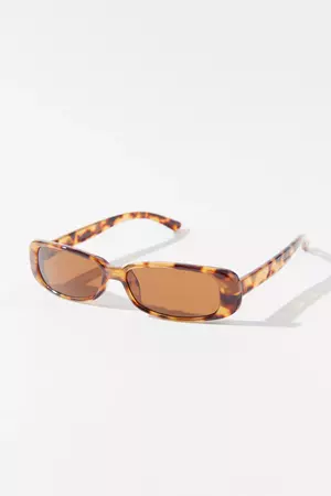 Courtney Slim Rectangle Sunglasses | Urban Outfitters