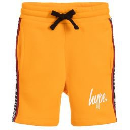 Hype Kids - Boys Yellow Jersey Logo Shorts | Childrensalon