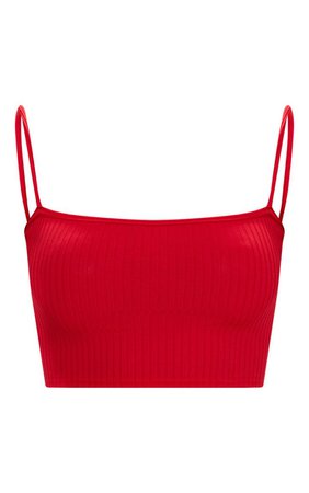 RED RIB SQUARE NECK STRAPPY CROP TOP.JPG (740×1180)