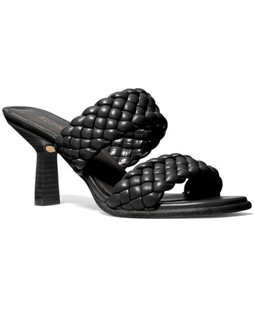 Black Michael Kors Amelia Mules & Reviews - Mules & Slides - Shoes - Macy's