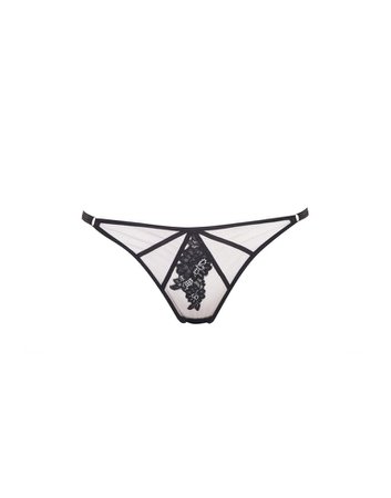 Demelza Thong In Black | Agent Provocateur Lingerie