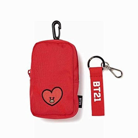 Amazon.com: WXLAA Coin Purse BT21 Pattern Wallet with Keychain RJ: Clothing