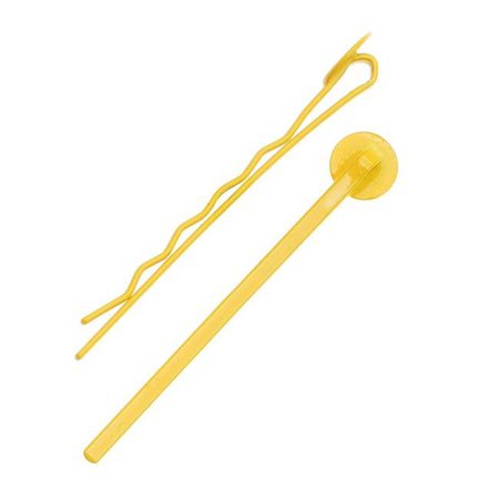 yellow bobby pins