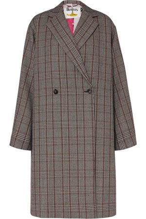 Stella McCartney | + The Beatles oversized Prince of Wales checked wool coat | NET-A-PORTER.COM