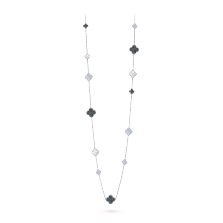 Magic Alhambra long necklace, 16 motifs - VCARN19000- Van Cleef & Arpels