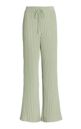 Ribbed-Knit Wide-Leg Pants By Le17 Septembre | Moda Operandi