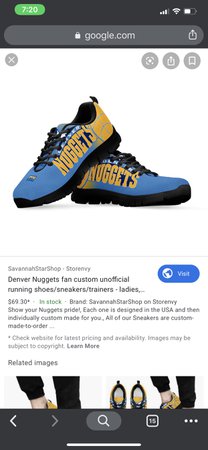 Denver Nuggets Tennis Shoes