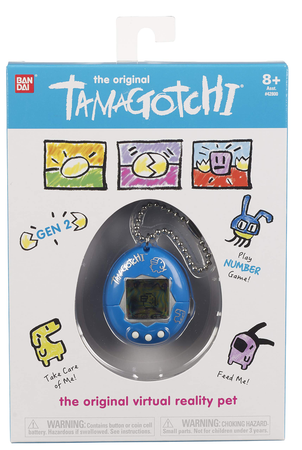 Tamagotchi Electronic Game, Blue/Silver