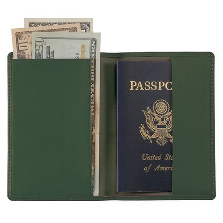 Green passport case