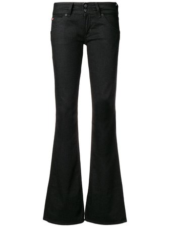 Hudson Low Rise Flared Jeans - Farfetch