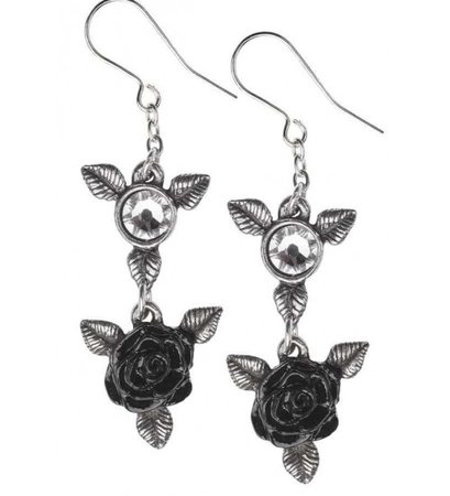Ring O Roses Gothic Earrings | Gothic Earring Pair