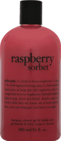 philosophy raspberry sorbet