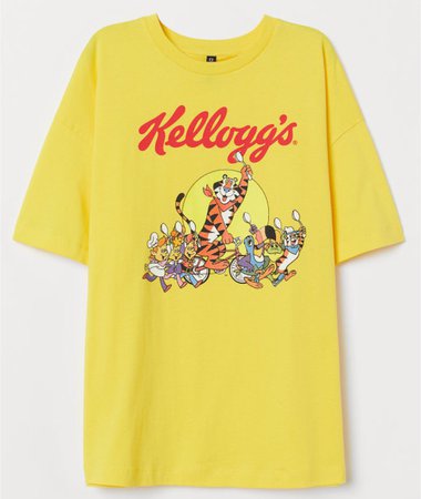 T-shirt with Kellogg’s Logo- H&M