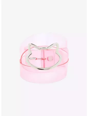 Pink Cat Buckle Belt | Hot Topic