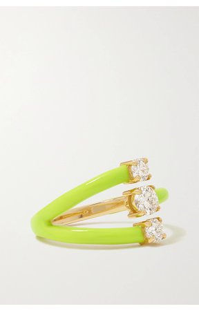 Lime Green Ring - Melissa Kaye