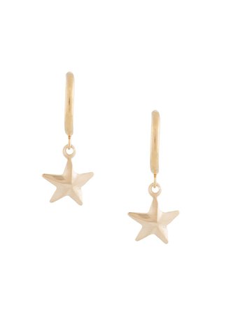 Petite Grand Gold Star Half Loop Earrings - Farfetch