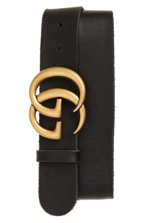 Gucci GG Logo Buckle Leather Belt | Nordstrom