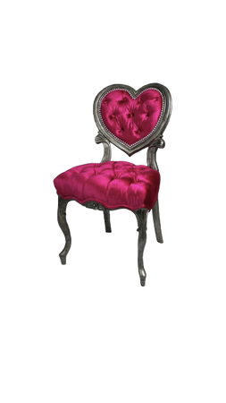 pink red chair