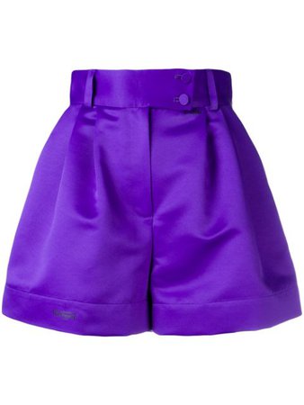 Styland flared high-waisted shorts purple 2377271 - Farfetch