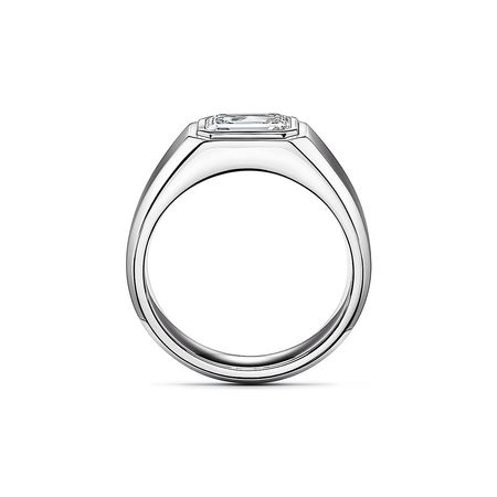The Charles Tiffany Setting Men's Engagement Ring in Platinum with a Diamond | Tiffany & Co.