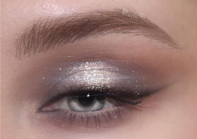 Sparkly Silver Eyeshadow