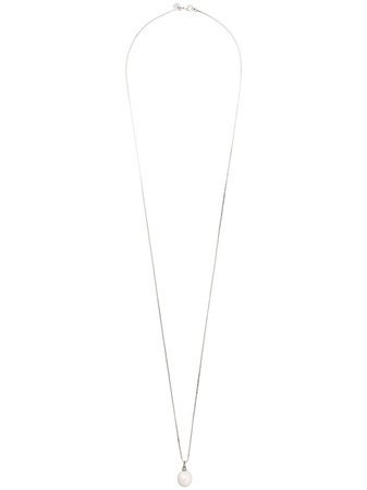 Mm6 Maison Margiela pearl pendant necklace £245 - Shop Online. Same Day Delivery in London