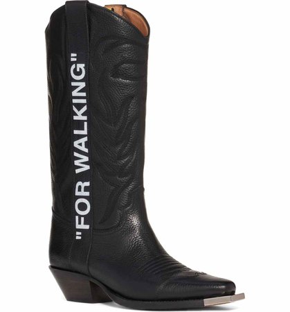 black runway cowboy boots - Google Search
