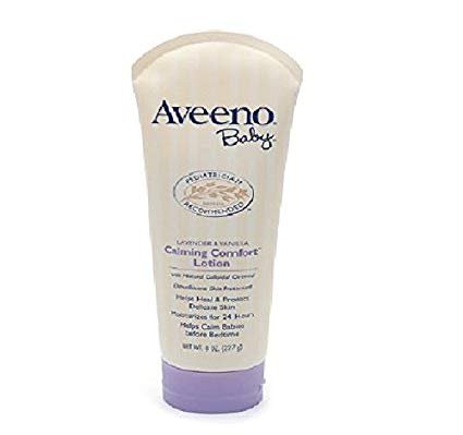Amazon.com : Aveeno Baby Calming Comfort Lotion, Lavender & Vanilla 8 oz (227 g) : Beauty
