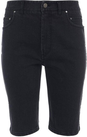 Black Denim Trish Shorts