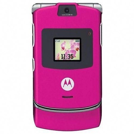 pink motorola rzr phone