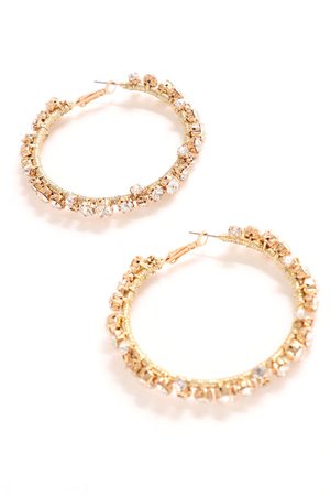 Overthinking You Hoop Earrings - Gold | Fashion Nova, Jewelry | Fashion Nova