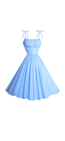 cinderella blue cotton kelly dress