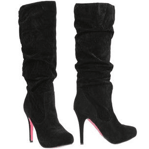 Black High Heeled Boots
