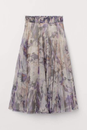 Tulle Circle Skirt - Purple