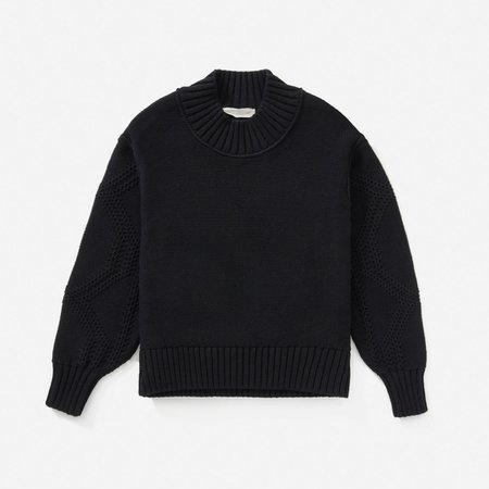 Women’s Texture Cotton Cable Sweater | Everlane