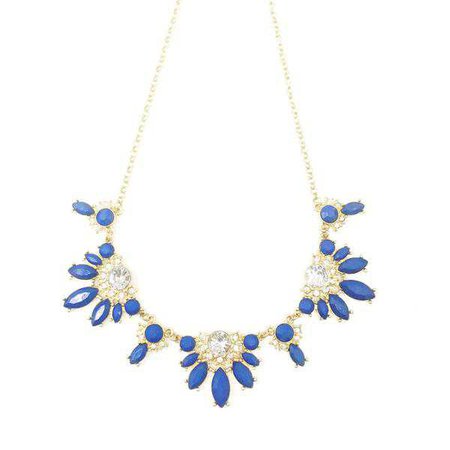 Necklaces | Shop Women's Royal Blue Necklace at Fashiontage | 89070