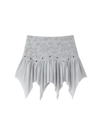 Mesh Gathered Skirt – ARCANA ARCHIVE