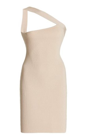 Soria One-Shoulder Ribbed-Knit Mini Dress By Gauge81 | Moda Operandi