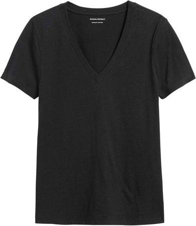 SUPIMA Cotton V-Neck T-Shirt