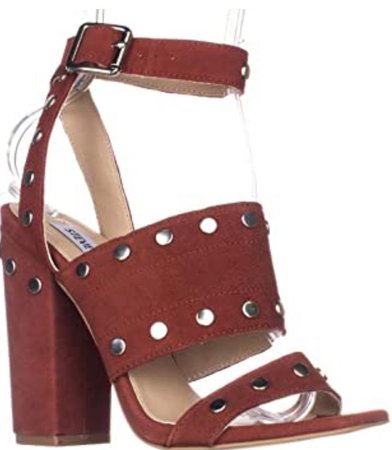 rust heeled shoes