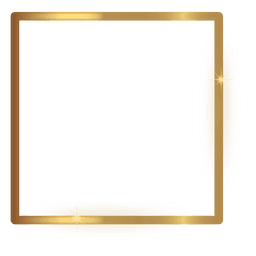 Glossy circle golden frame - Transparent PNG & SVG vector
