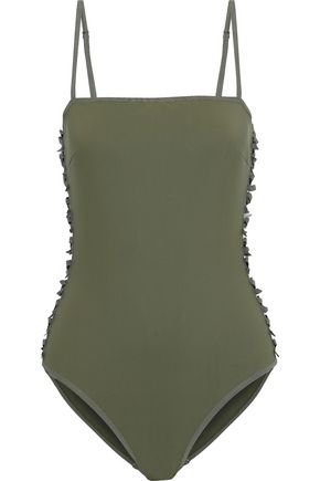 Iris bow-embellished cutout swimsuit | ZIMMERMANN | Sale up to 70% off | THE OUTNET