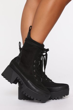 Walk The Other Way Booties - Black