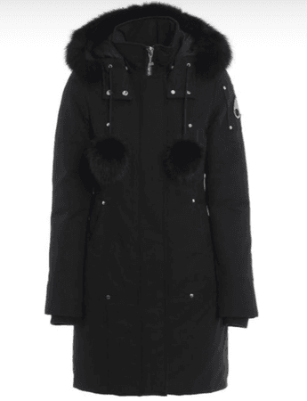 moose knuckles womens s shearling trim parka