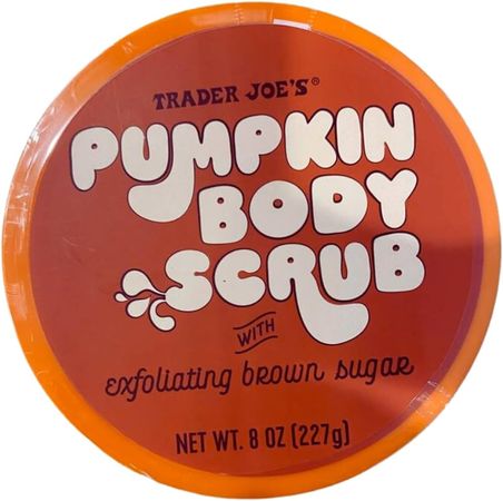 Amazon.com : Trader Joe's Pumpkin Body Scrub Silky Skin Sensation 8 oz : Beauty & Personal Care